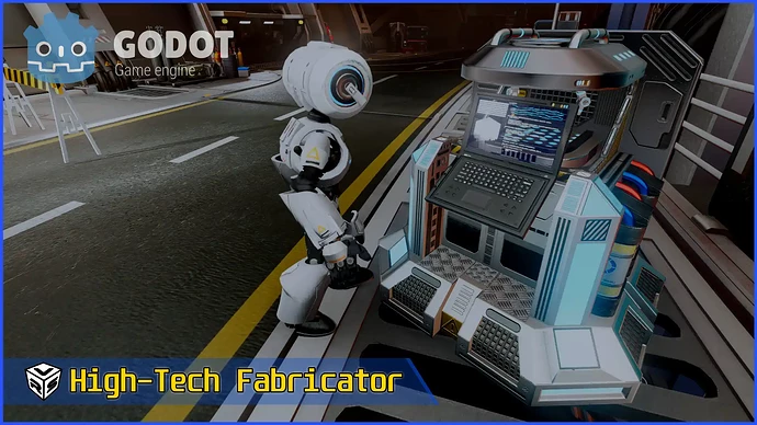 Fabricator - Godot 02 White