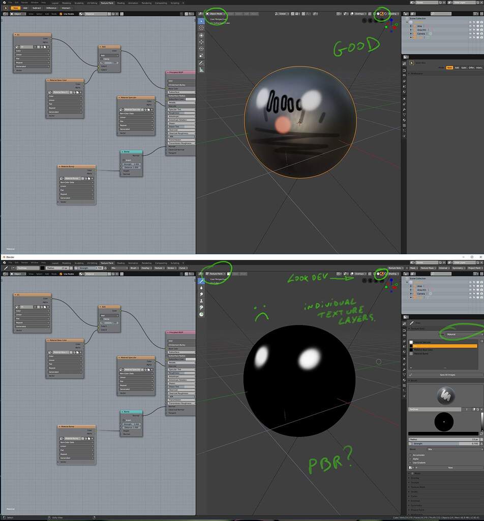 Blender 2.8. Texturing in lookdev mode - Materials and Textures ...