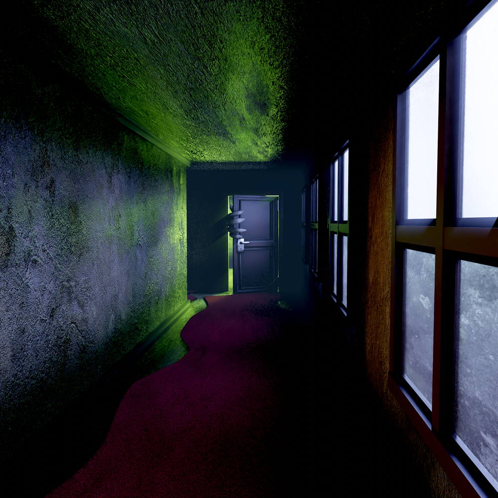 Creepy Hallway Finished Projects Blender Artists Community 