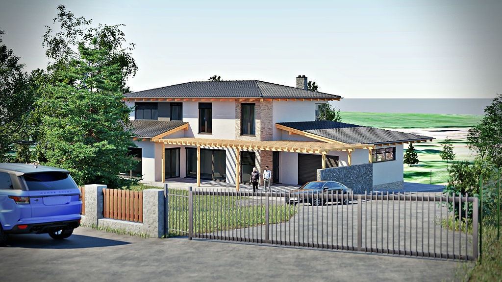 Family house exterior - Finished Projects - Blender Artists Community