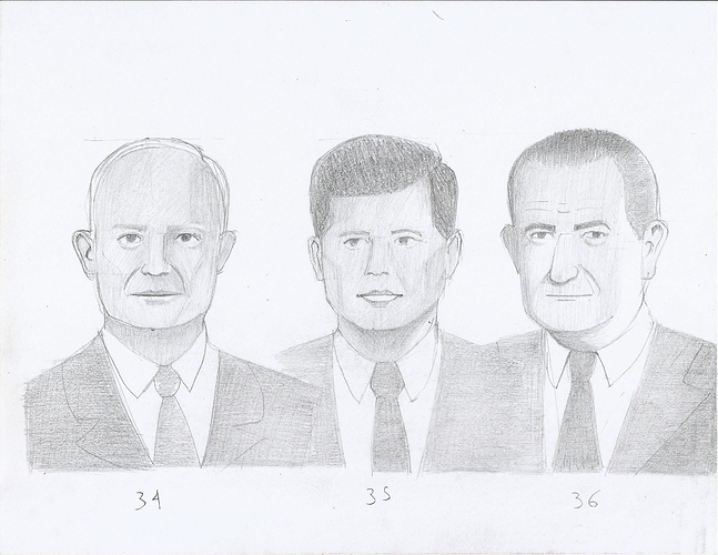 Eisenhower, Kennedy, and Johnson (original)