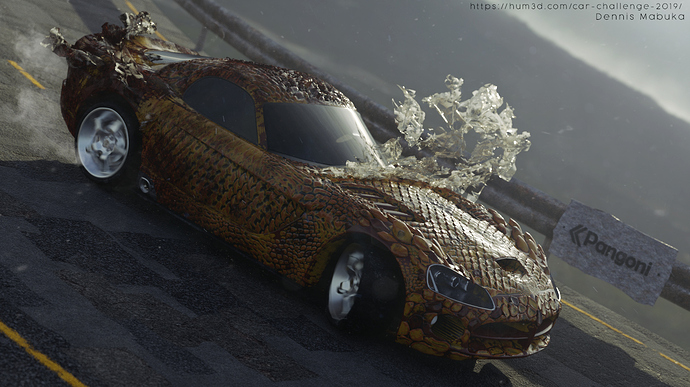 Hum3d carrender challenge 2019 - Exfoliation