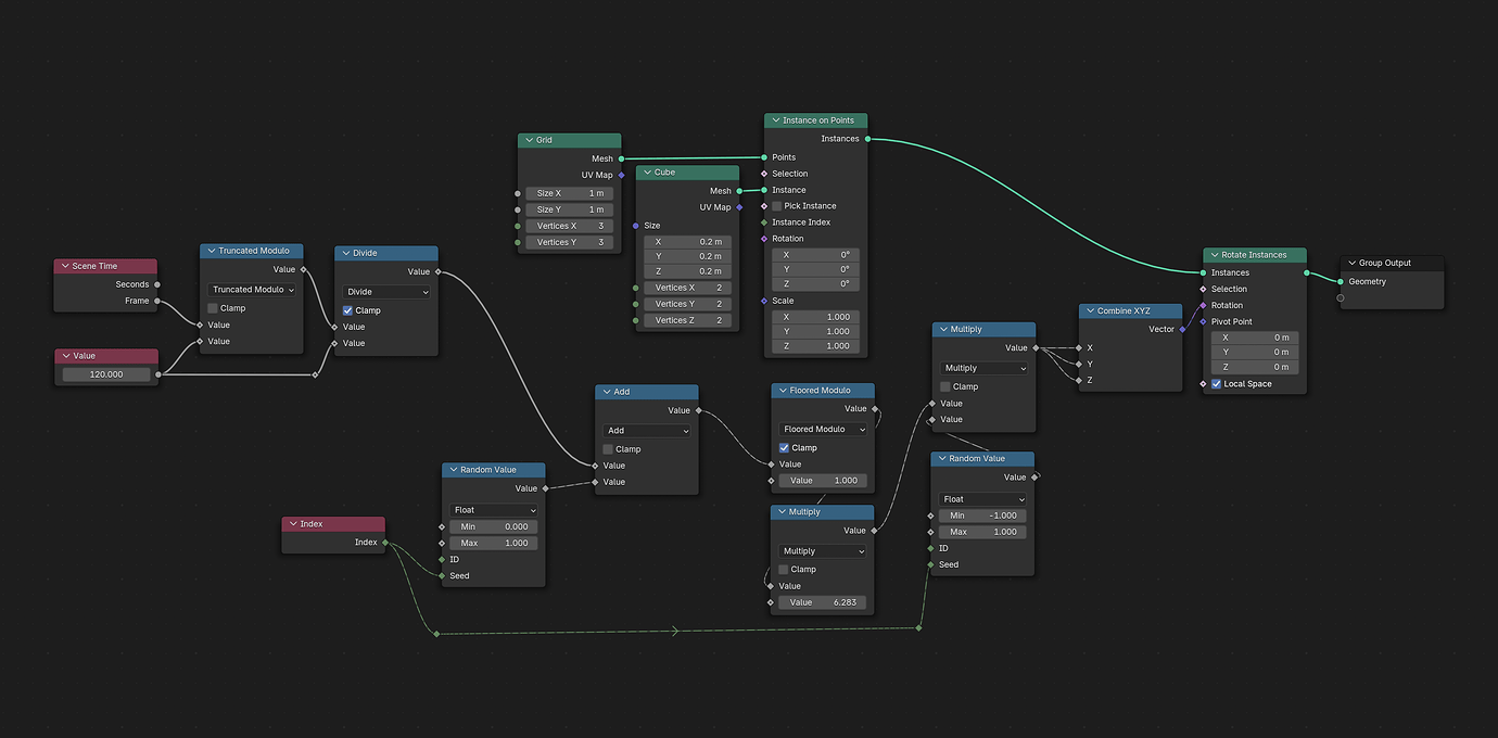 [geometry nodes] weird jumps in a procedural animation - Animation and ...