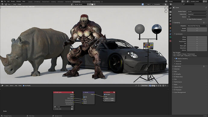 How to render quick preview animation without BVH recalculation for ...