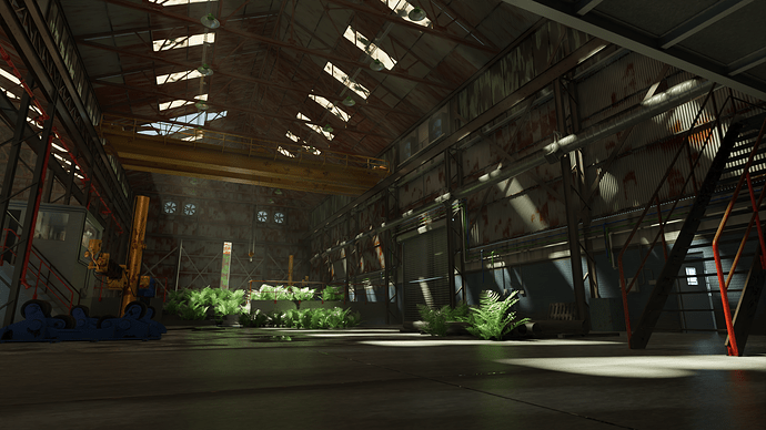 Collapsing factory - Works in Progress - Blender Artists Community