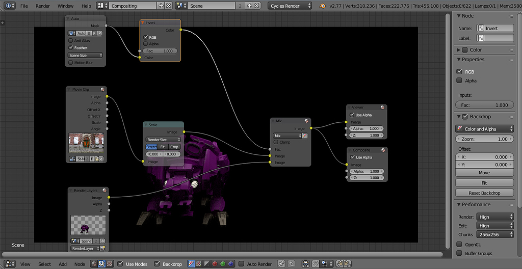 Adding an animated model into footage - Compositing and Post Processing ...
