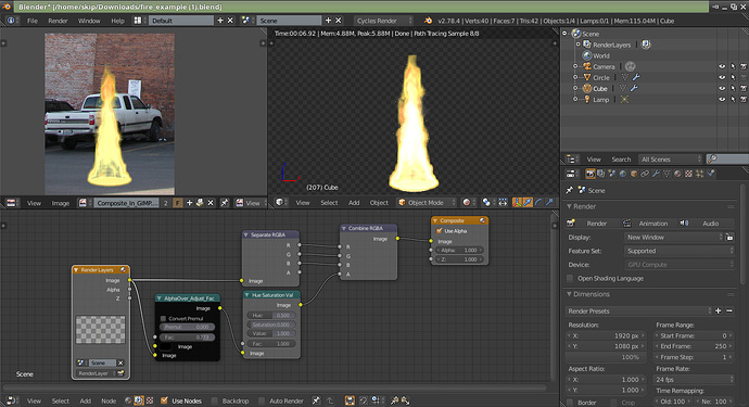 Alpha Channel Different with Render versus 'Rendered Display ...