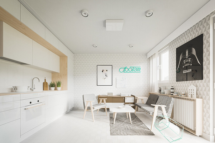 tiny-white-apartment under 50 meters