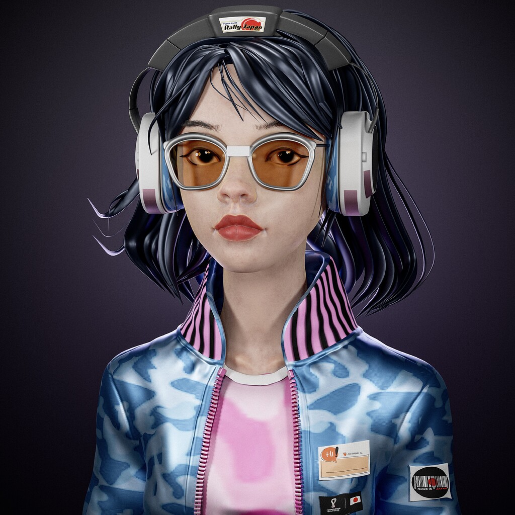 Japanese Girl Finished Projects Blender Artists Community