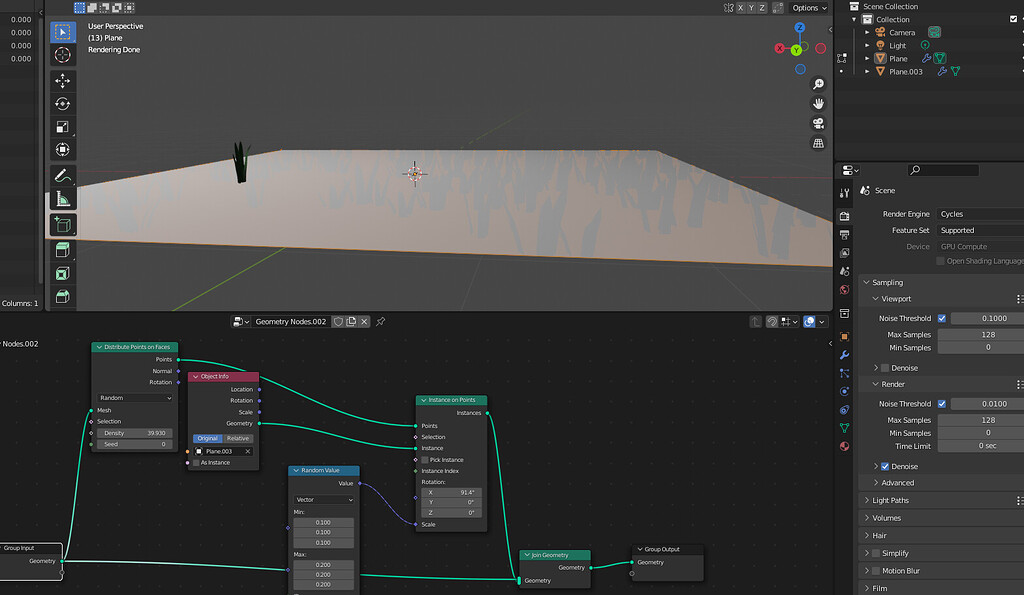Geometry nodes not working in Cycles - Basics & Interface - Blender ...