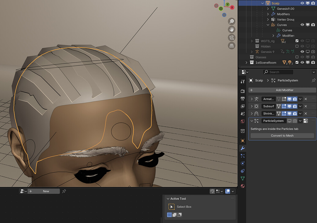 Why do my hair curves look like this? - Particles and Physics ...