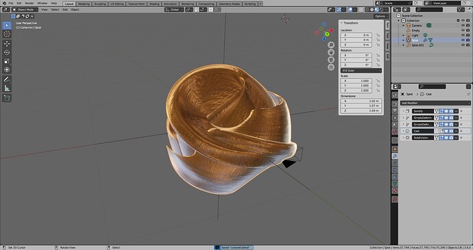 How to make twisted caramel - Modeling - Blender Artists Community