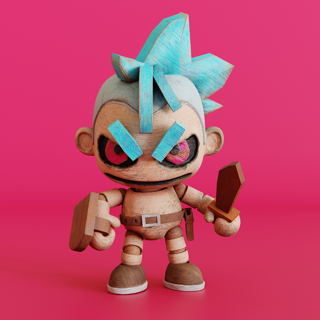 little-warrior-finished-projects-blender-artists-community