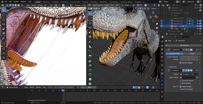 T-RexU1UVmap2