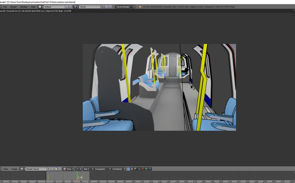 Freestyle lines behind transparent plane. - Compositing and Post ...