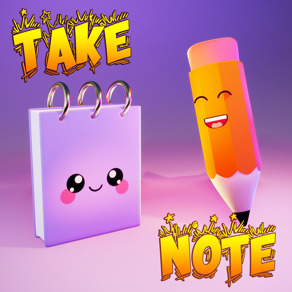 Take Note Finished Projects Blender Artists Community