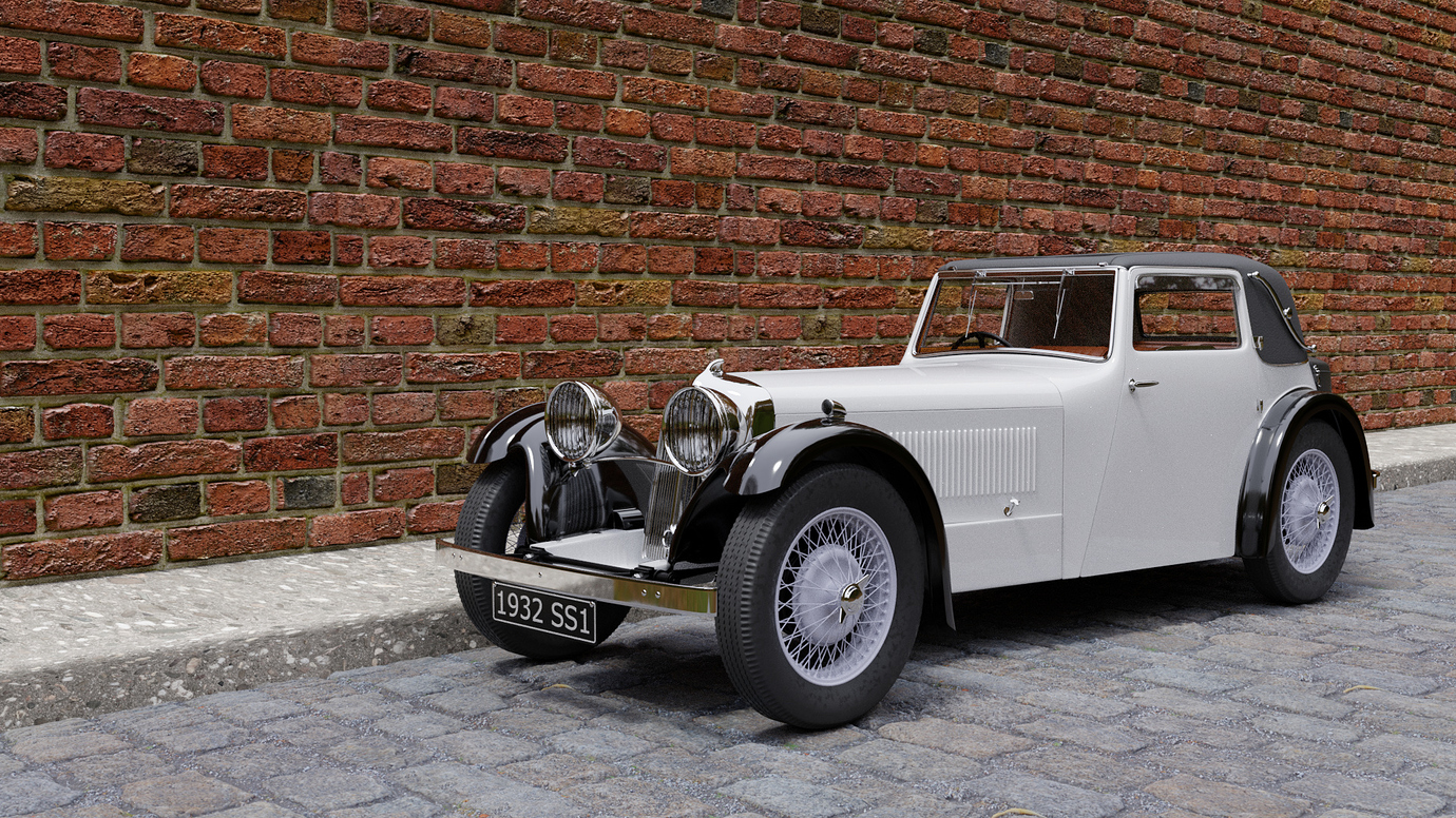 Jaguar SS1 1932 - Focused Critiques - Blender Artists Community