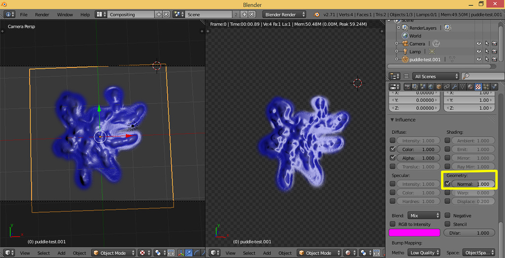 Normal Mapping result different between preview and render windows ...