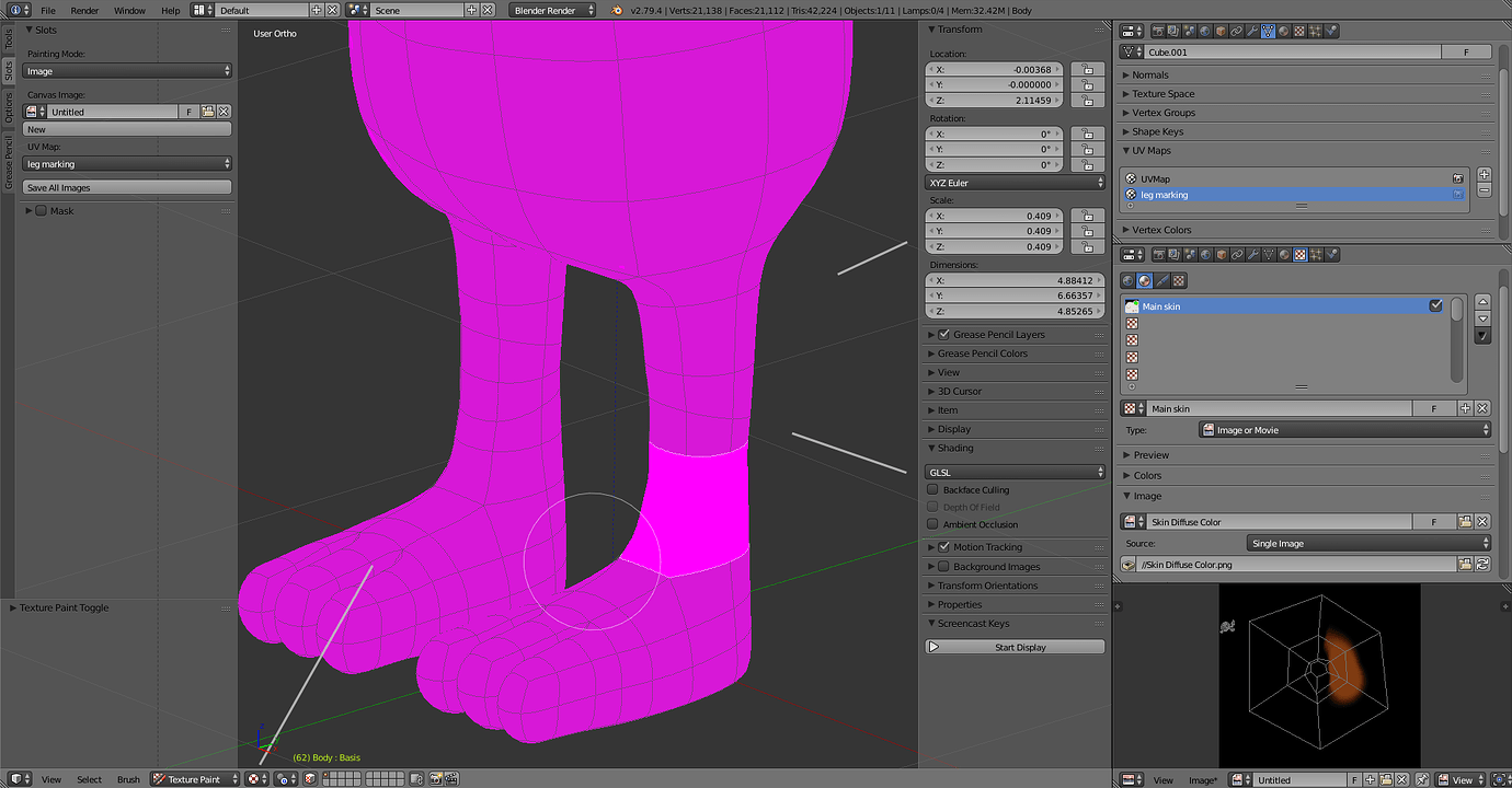 Multiple UV maps for one object - Materials and Textures - Blender ...