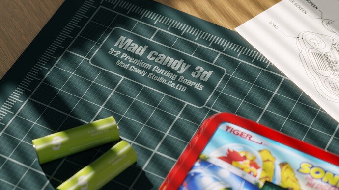 Mad Candy Cutting Board Logo