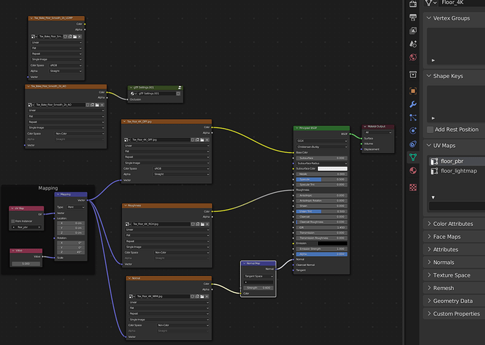 Apply Lightmap to PBR material (draco/GLTF export) - Lighting and ...