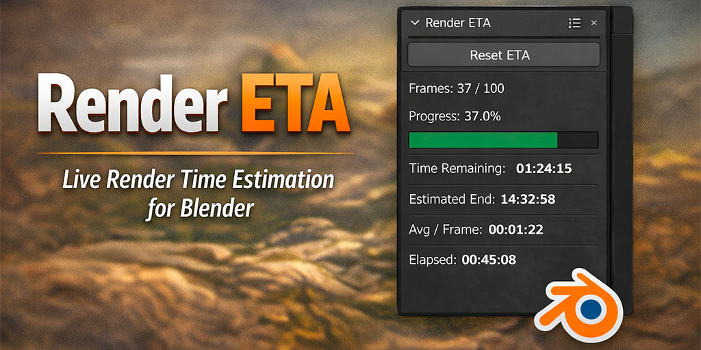 Addon Render ETA - Released Scripts and Themes - Blender Artists Community
