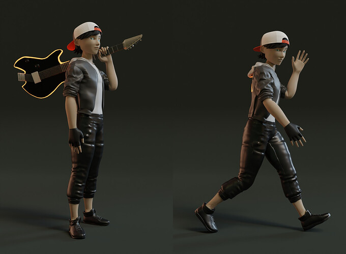 Rhythmok Videogame Stylized Character (Rok) - Finished Projects ...