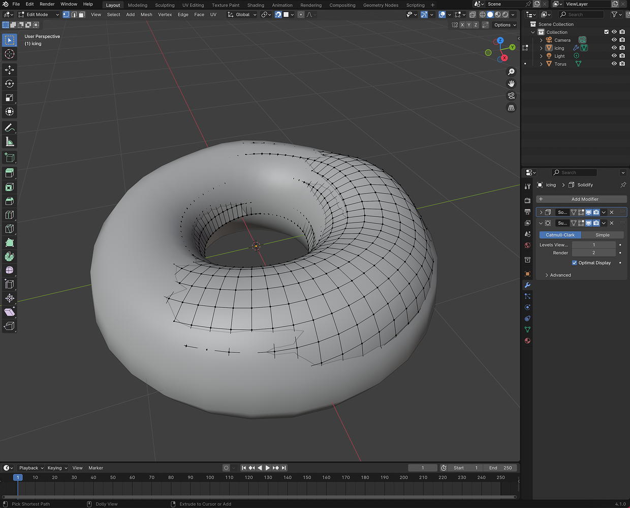 (beginner) Donut tutorial error, help needed! - Modeling - Blender ...