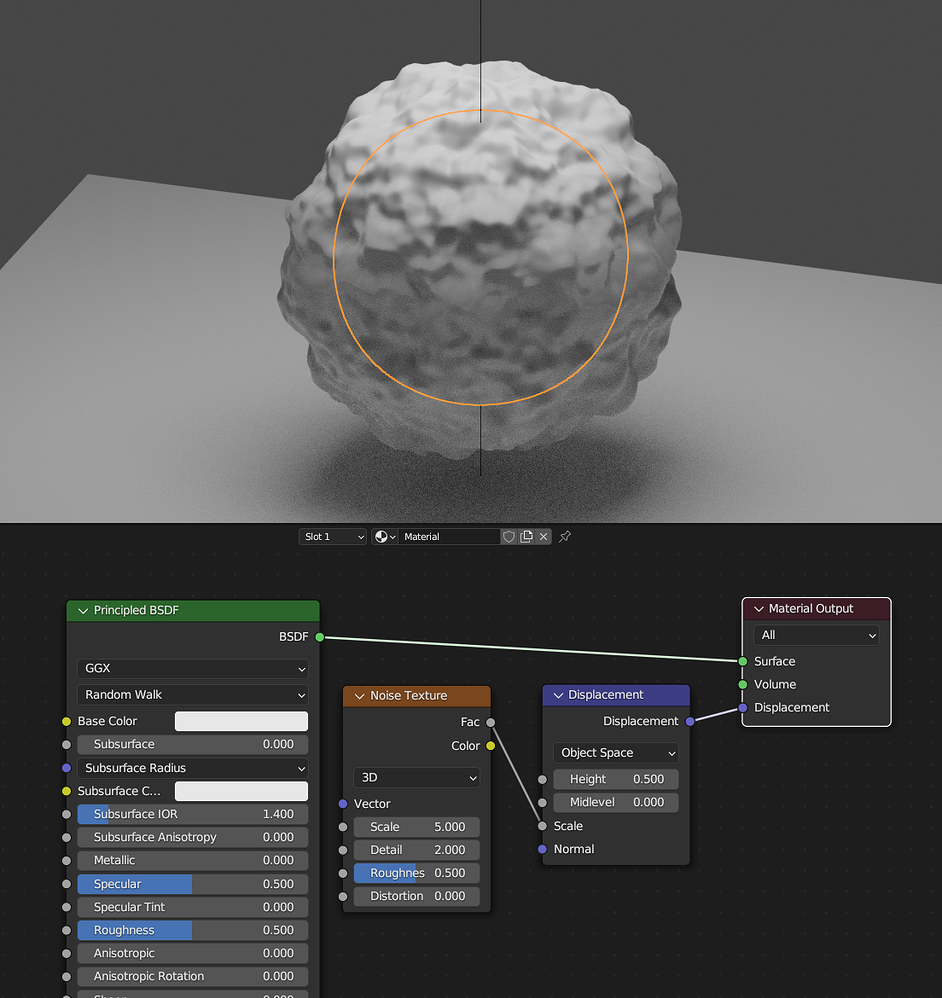 Linking noise texture to displacement - Materials and Textures ...