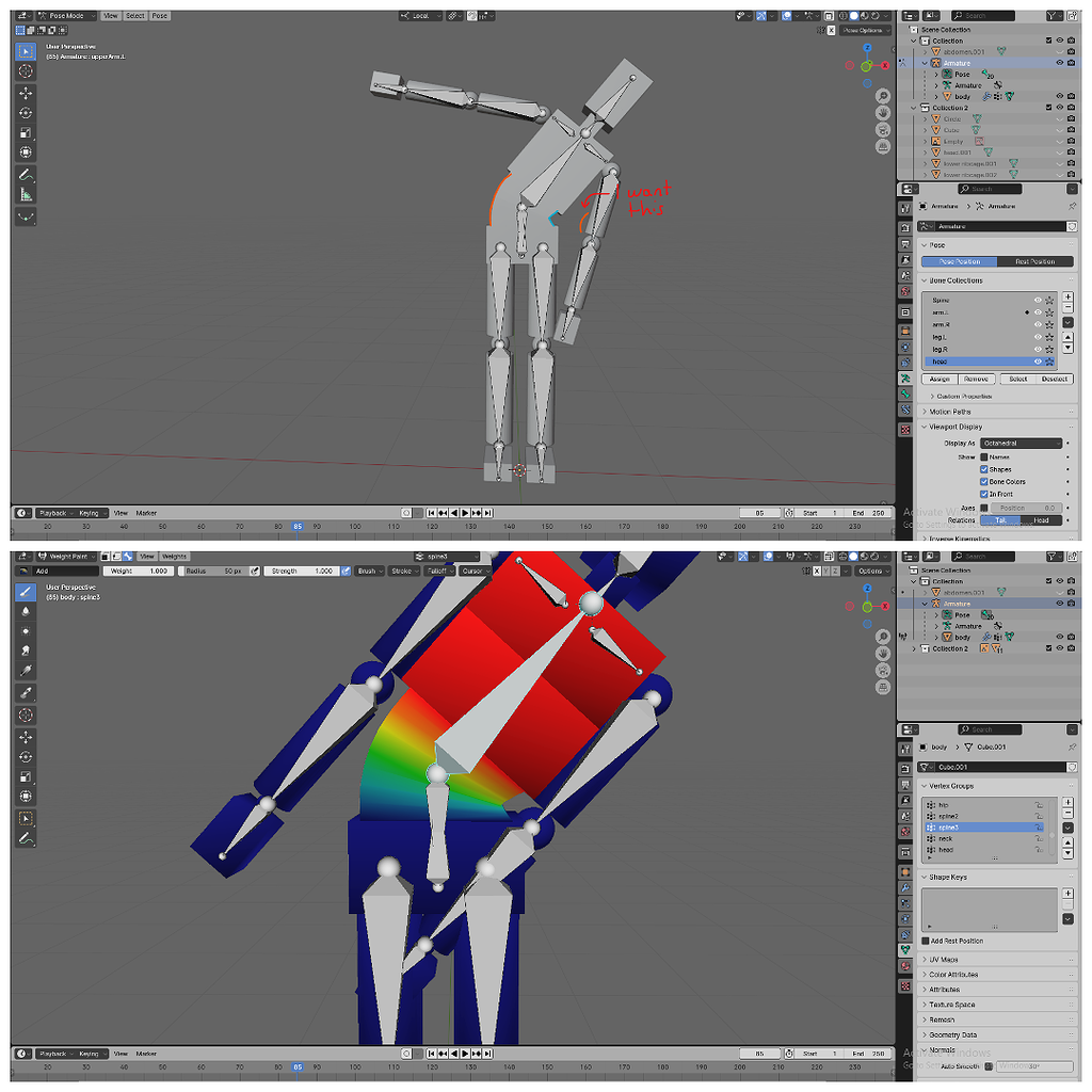 Problem with stretching and squashing parts of the human body - Basics ...