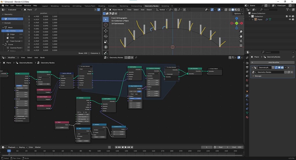 Blender 4.3 Geonodes - Align / Rotate to normal - Modeling - Blender ...