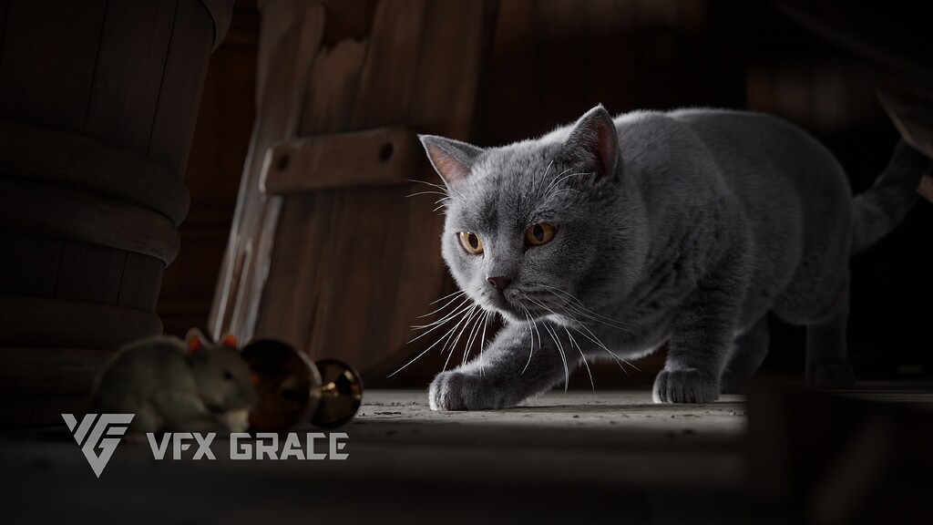 British Shorthair Animation | Blender 3D Model