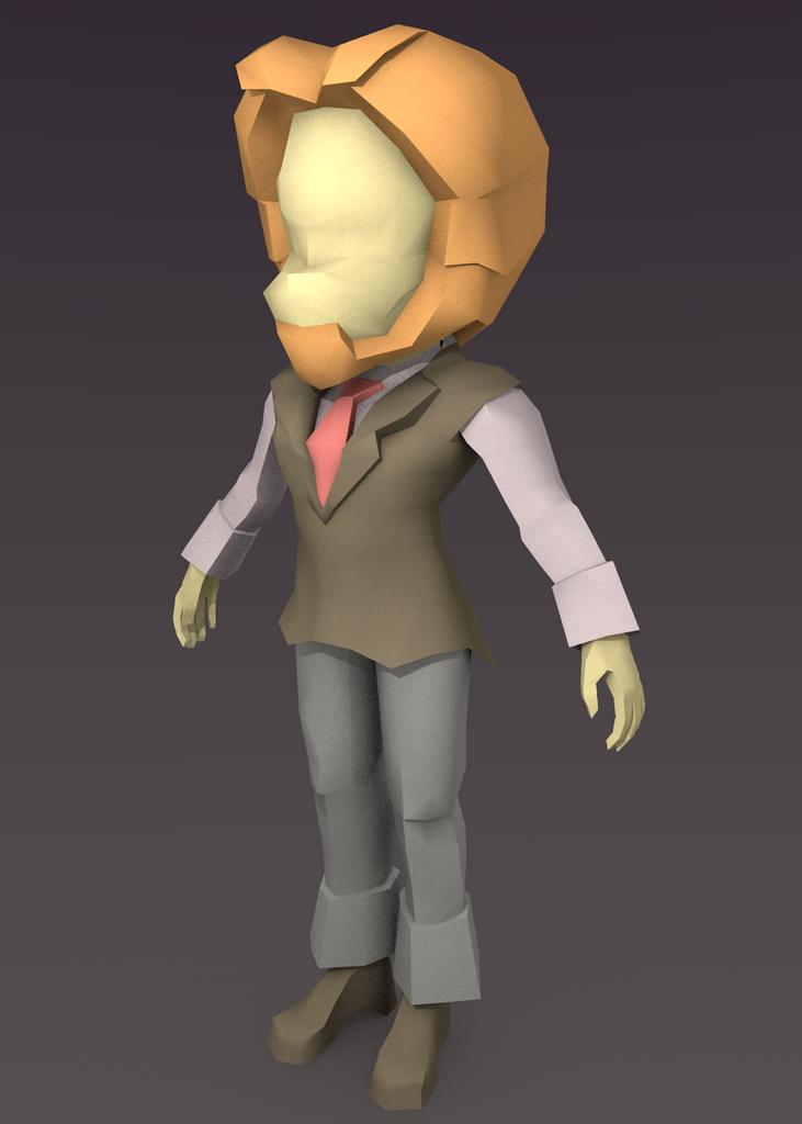 Create a Low Poly Person, Blender 2.8