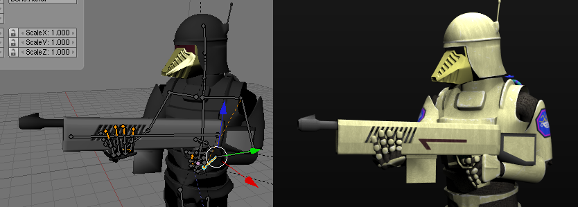 Two handed weapon rigging - Animation and Rigging - Blender Artists ...