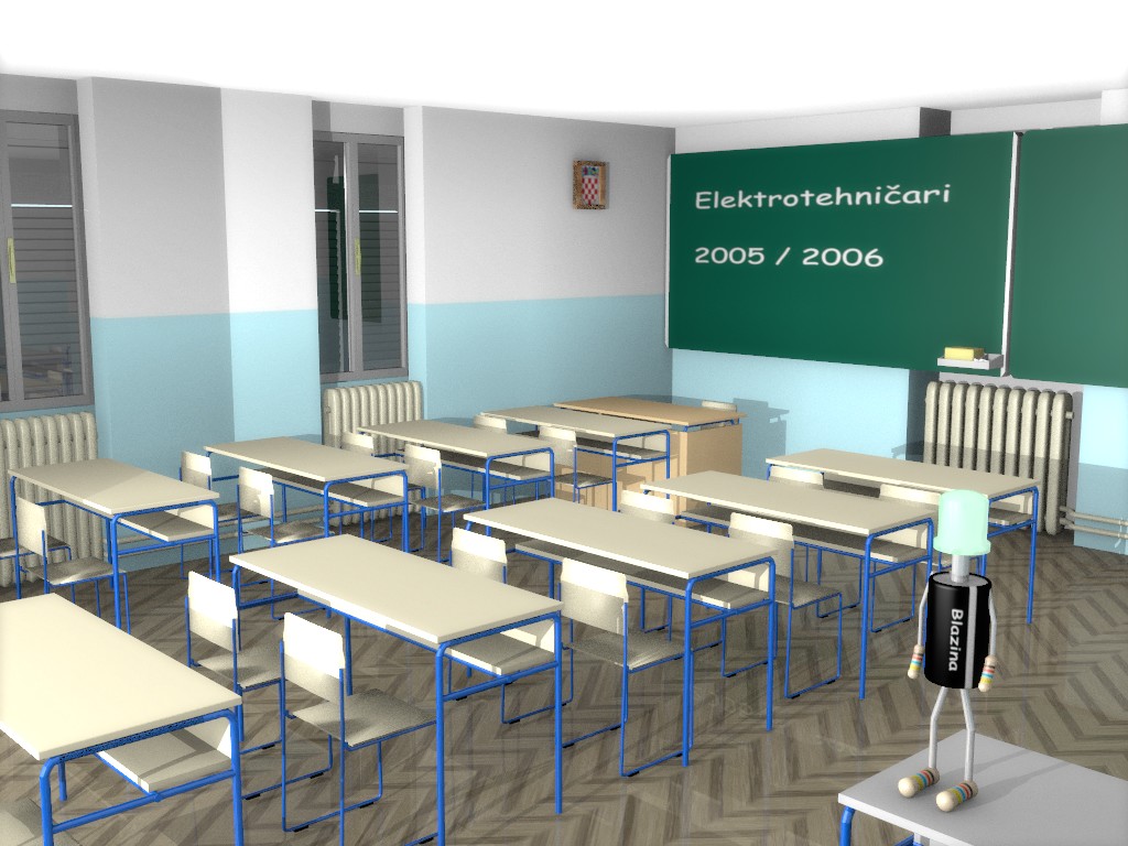 Anime Classroom Environment - Finished Projects - Blender Artists