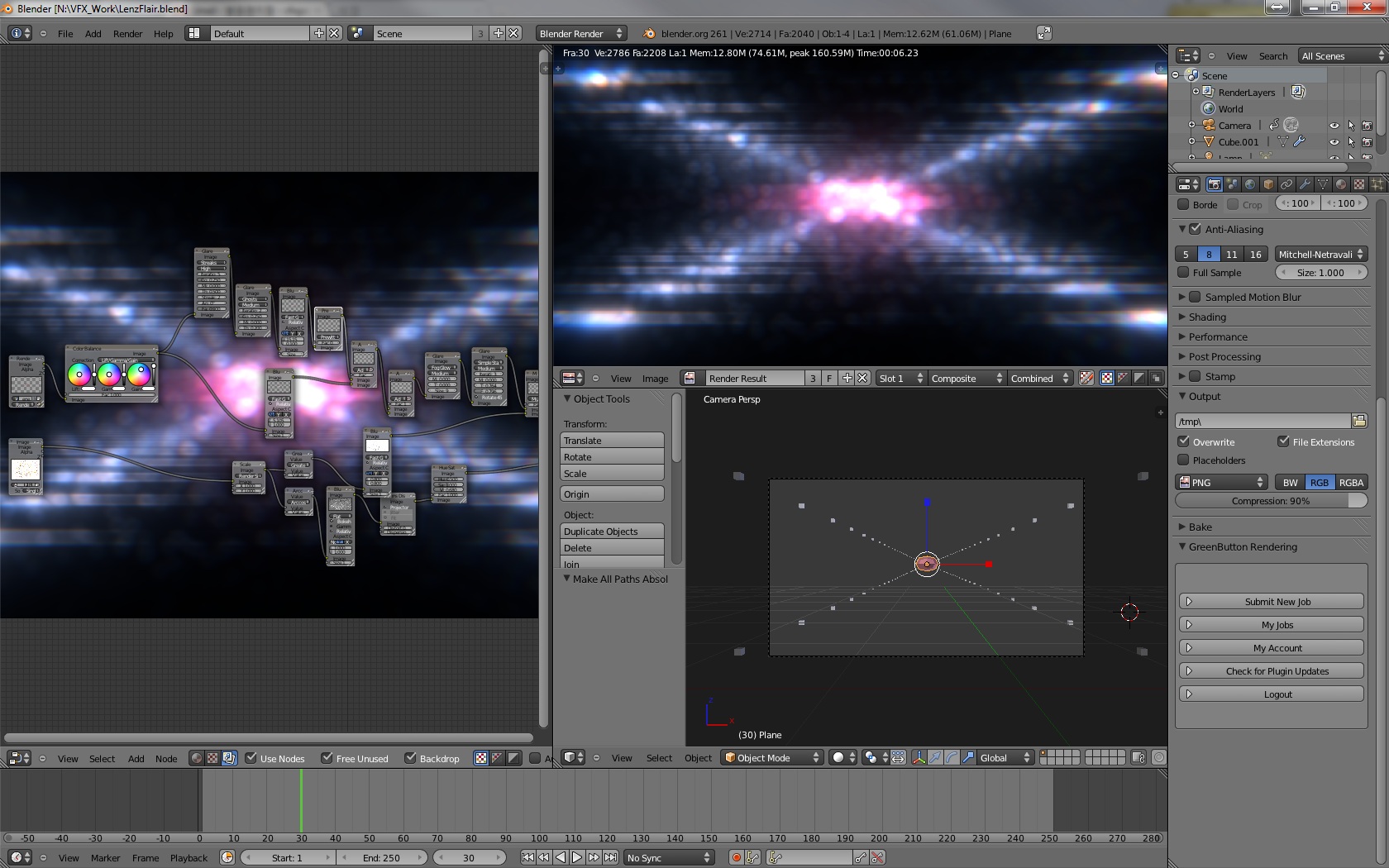 Playing With Lens Flare In 2.61 - Finished Projects - Blender Artists ...