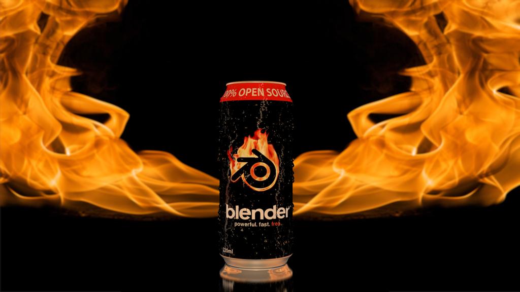 NEW! Blender Energy Drink - Finished Projects - Blender Artists Community