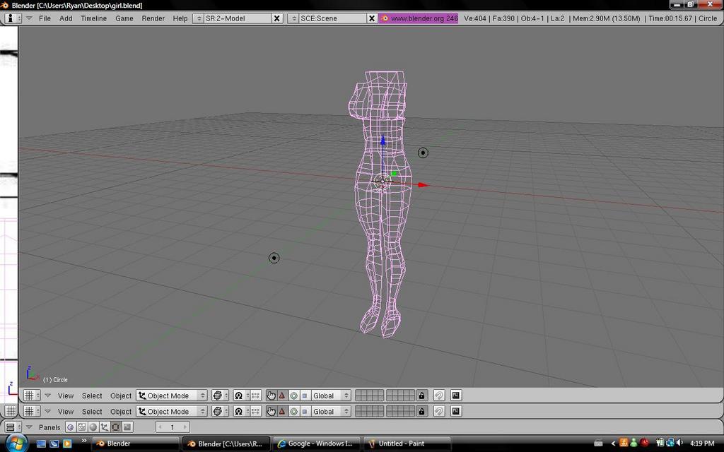 First Low Poly Human - Works In Progress And Game Demos - Blender ...