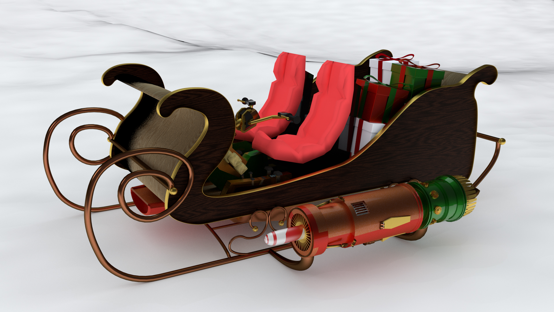 Santa sleigh - Works in Progress - Blender Artists Community