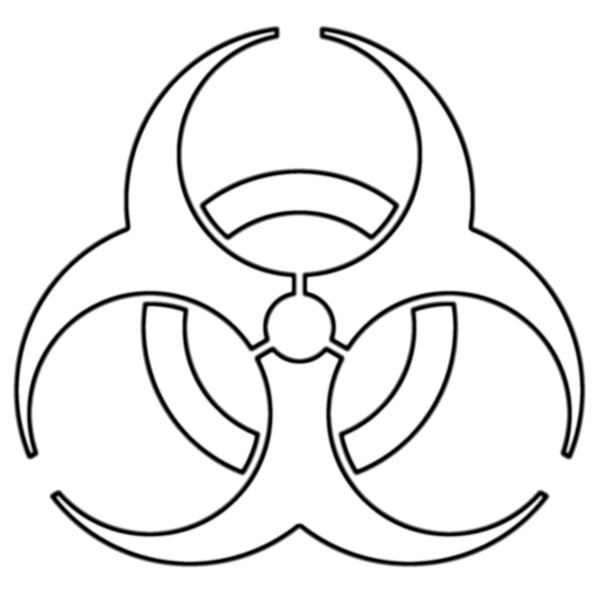 Символом трафарет. Знак биологической опасности - биохазард. Биохазард знак Чернобыль. Трафарет биологическая опасность. Знак радиации раскраска.