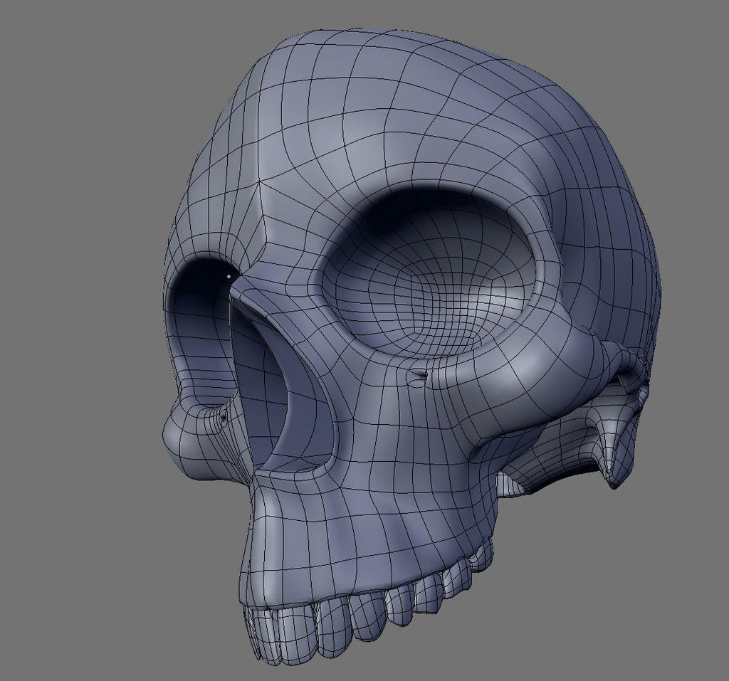 skull model first attempt c&c welcome - Works in Progress - Blender ...