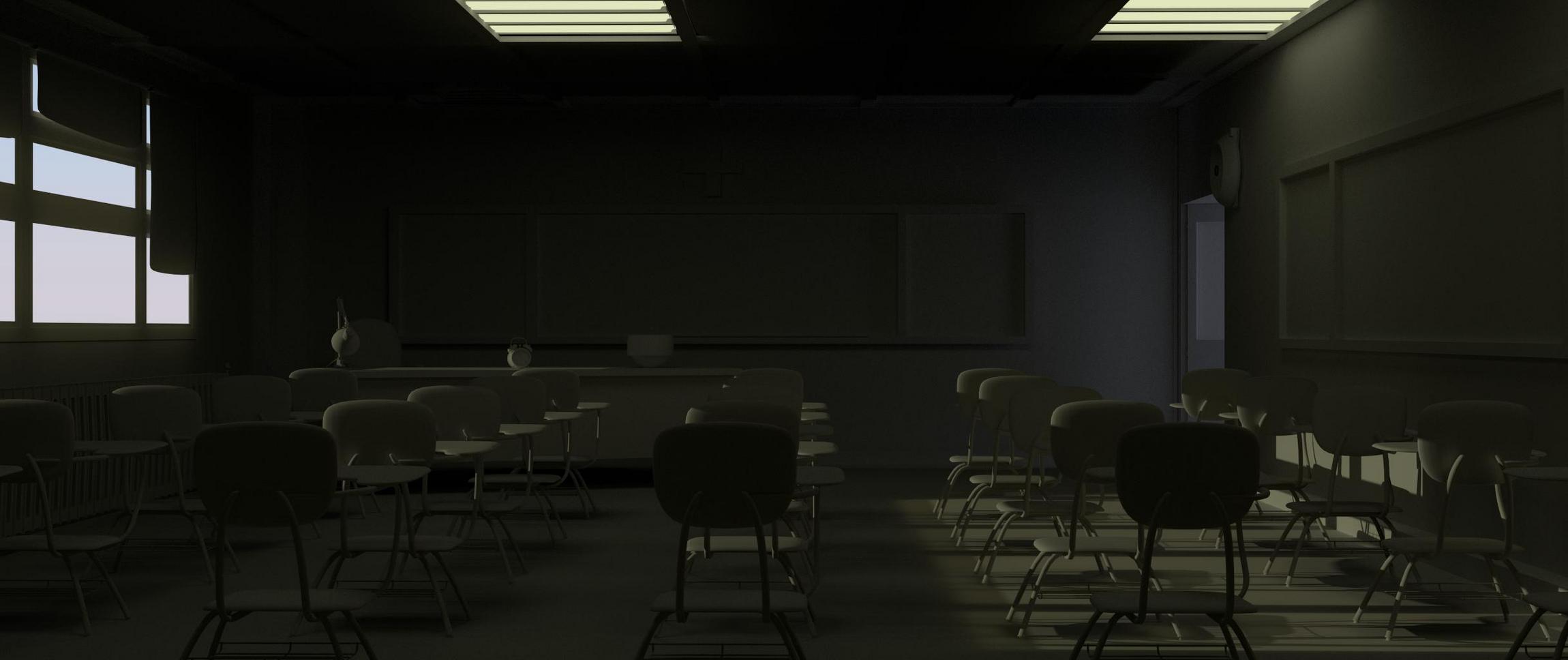 Classroom scene - Works in Progress - Blender Artists Community