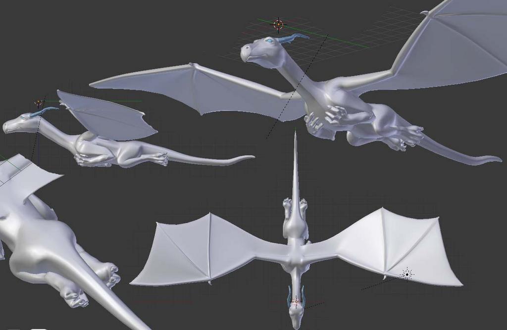 Stylized Dragon - Works in Progress - Blender Artists Community