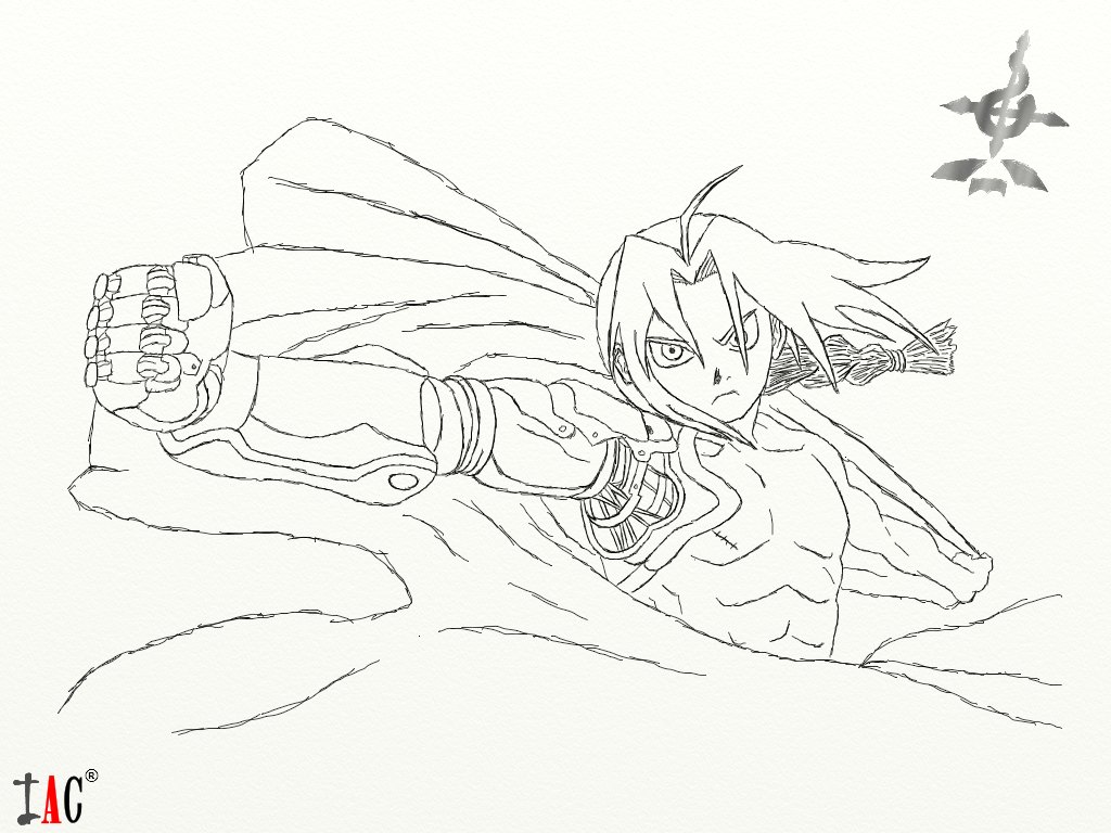 Edward Elric Alphonse Elric Fullmetal Alchemist Sketch Anime hand  monochrome human png  PNGWing