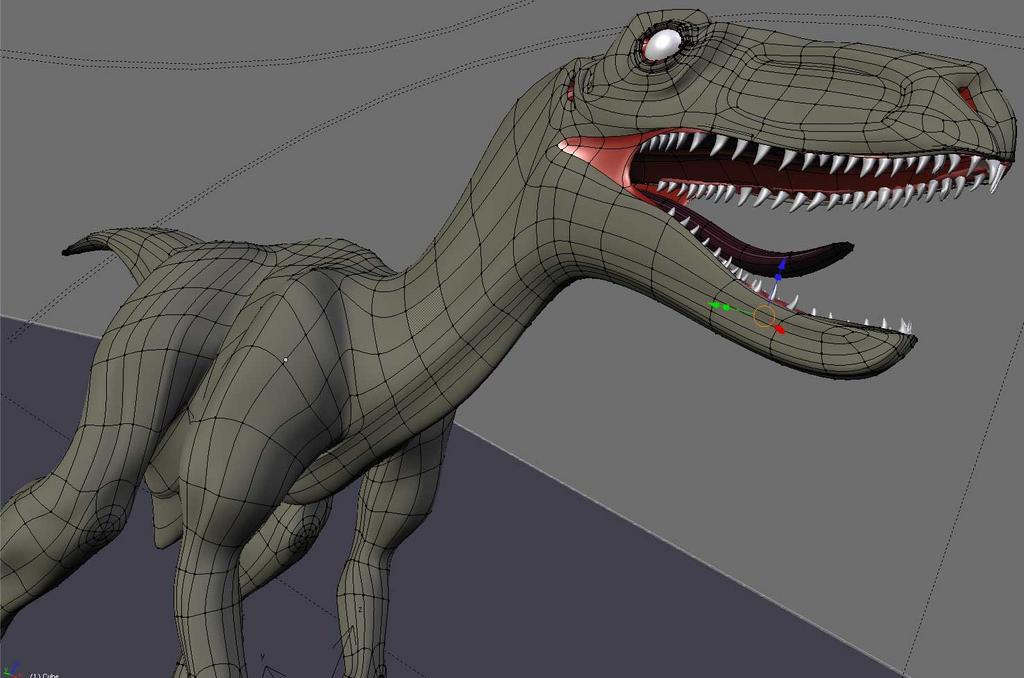 Blender Raptor Deinonychus (so noone can say