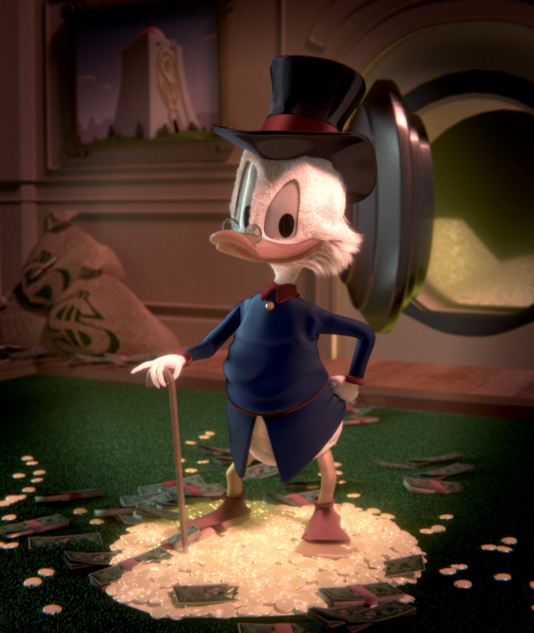 Uncle Scrooge - Focused Critiques - Blender Artists Community