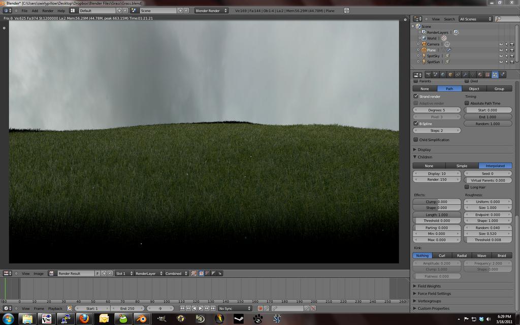 Hair / Grass Render Issue - Particles and Physics Simulations - Blender ...