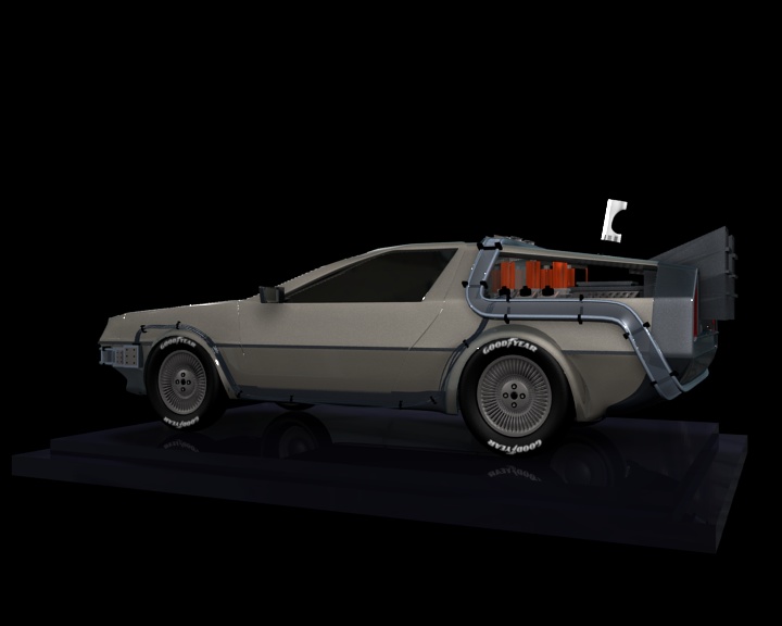 Delorian Time Machine (BTTFuture) - Focused Critiques - Blender Artists ...