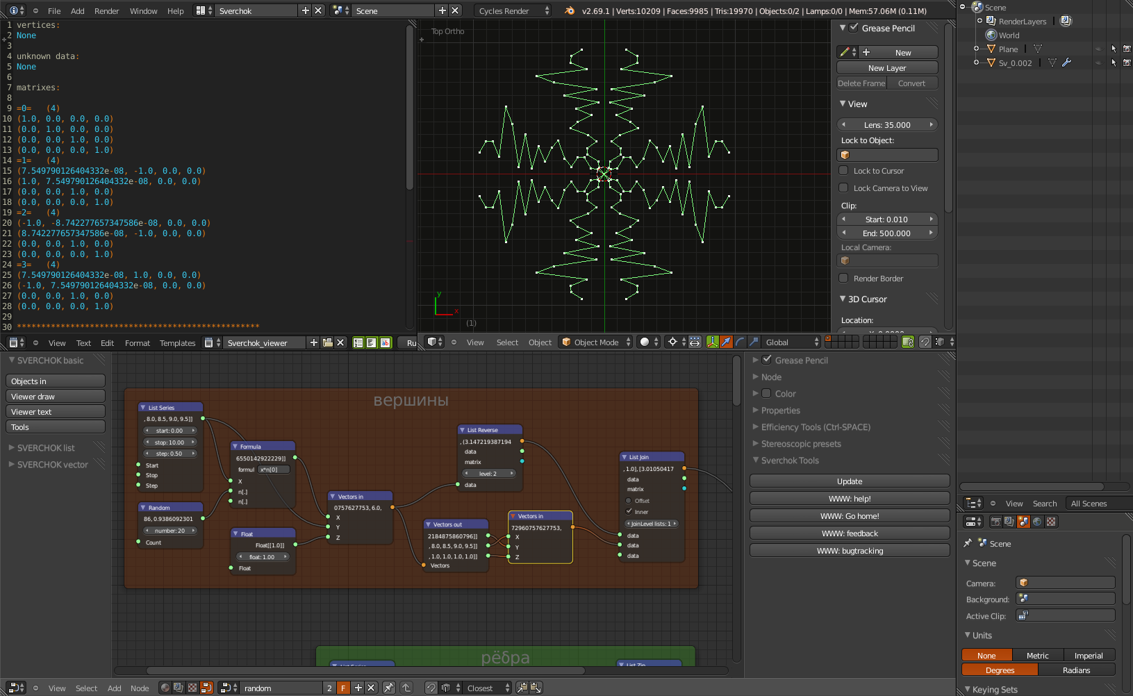 [WIP] Sverchok, parametric nodes for architects - Page 6 - Released ...