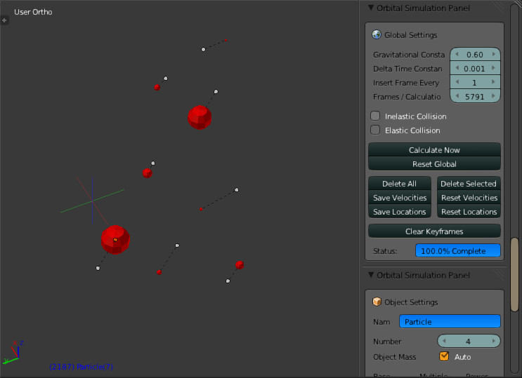 Particle Gravitational Orbits in 3D - Released Scripts and Themes ...